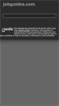 Mobile Screenshot of jobguides.com
