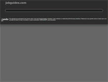 Tablet Screenshot of jobguides.com